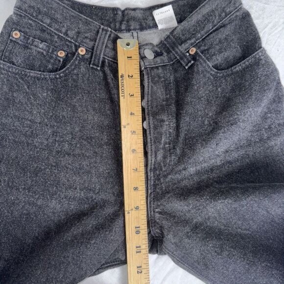 Vintage Levis 501 Mom Jeans Women Sz 9 (24x32) Tapered 17501 0658 USA 90s Black - Picture 7 of 8